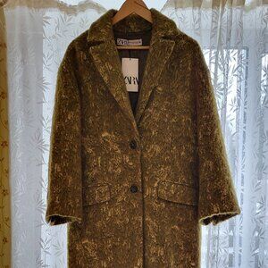 Zara Limited Edition Jacquard Coat